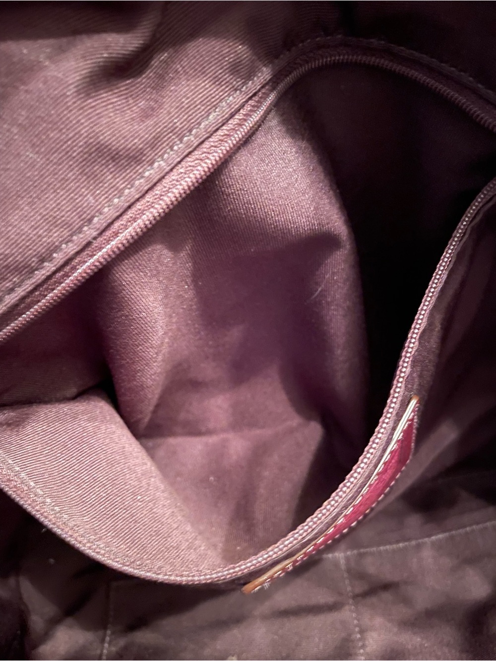 Coach Chelsea Leather Carryall satchel, model #F10887, in a burgundy color - Picture 10 of 13